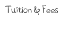 Tuition & Fees